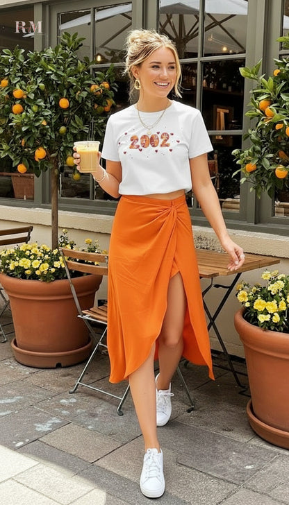 Custom Year Embroidered T-Shirt | Personalized Memory T-shirt for  Gifts